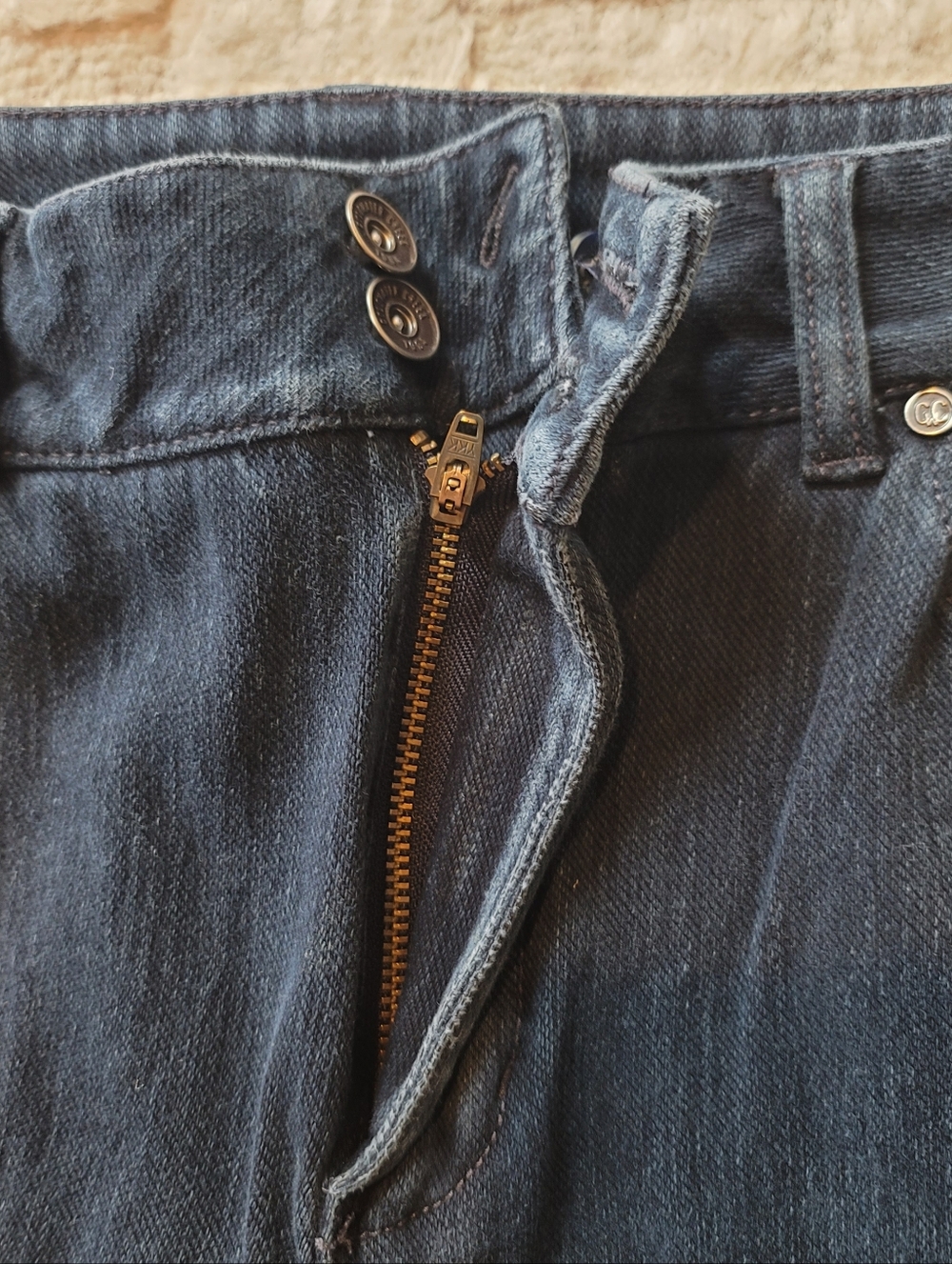 COLDWATER CREEK Dark Blue Straight-Leg Women's Jeans Size 10 - Picture 4 of 12